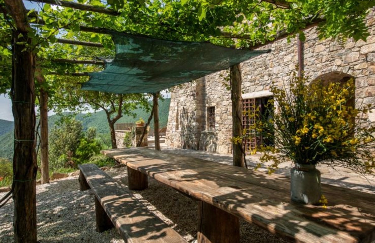 Monastery nestled in Umbrian forest